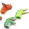 TPR soft kids' animal toys cute dinosaur finger puppet