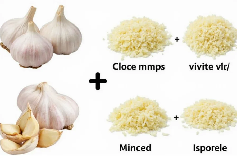 4 Cloves Garlic to Minced: Exact Conversion (Tablespoons)