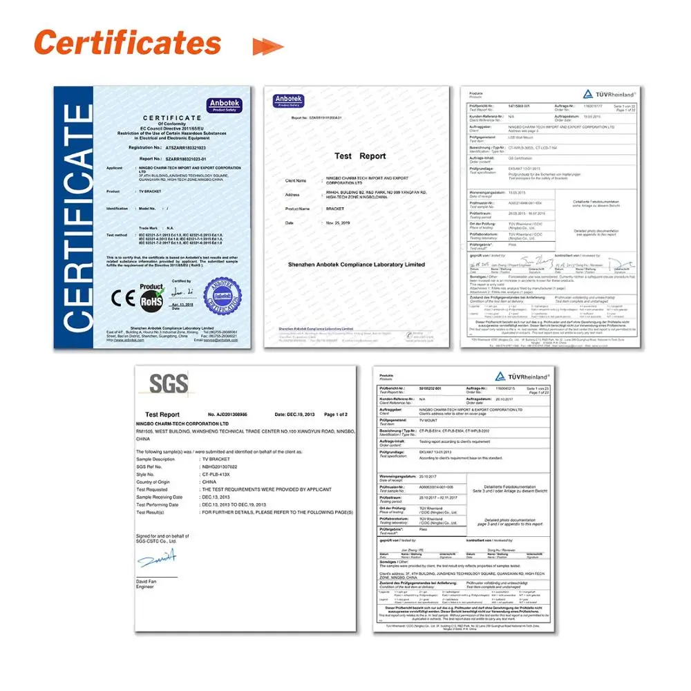 
Flat metal bracket with +/-15 degrees tilt, tv metal shelf wall mount support 180 degrees swivel, Single arm easy to install 