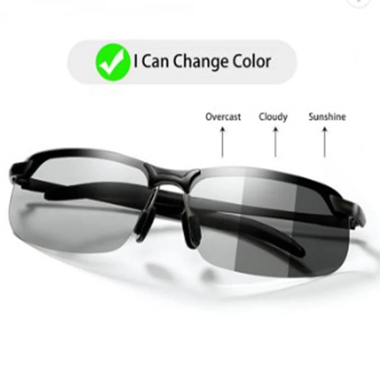 

Photochromic Zonnebril Men Polarized Driving Chameleon Glasses Male Change Color Sunglasses Day Night Vision Driving Eyewear