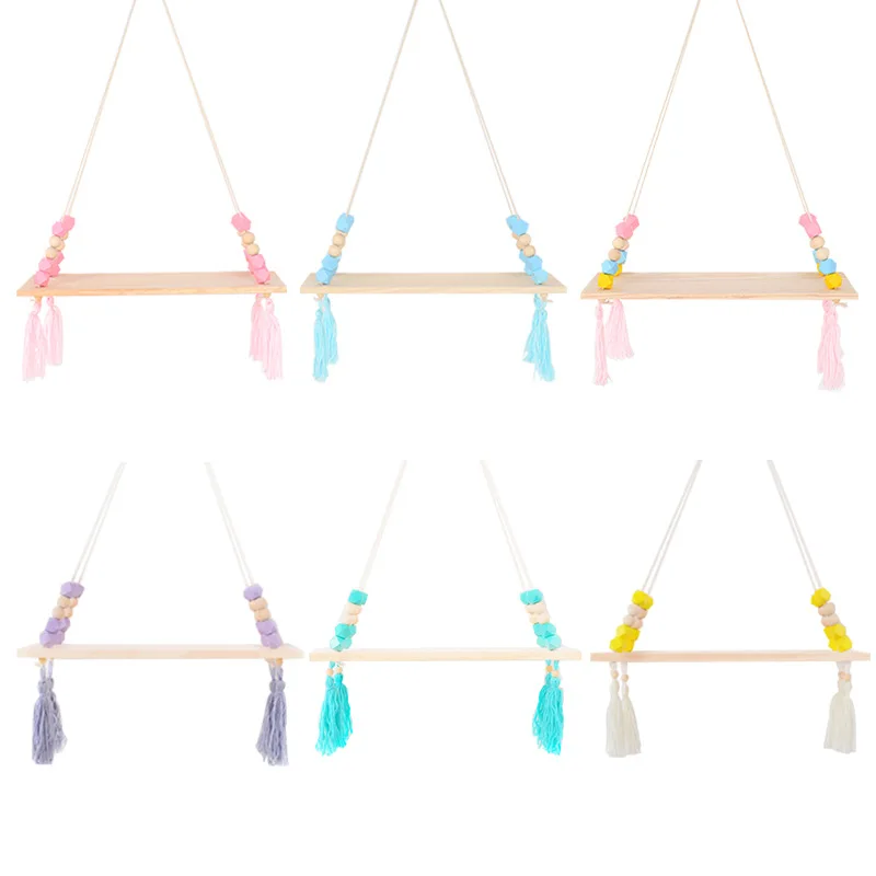 

Wholesale Home Decoration Wooden Beads Tassels Partition Board