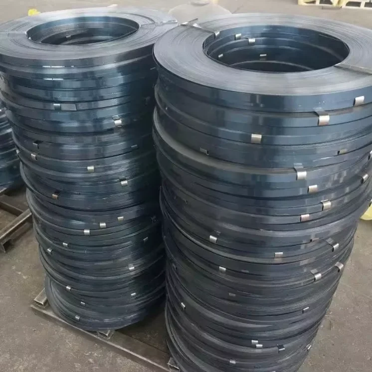 Daily Output 200 Ton Black Painted Cold Rolled Steel Strapping Coil 19mm 32mm for Industrial Hardware Export