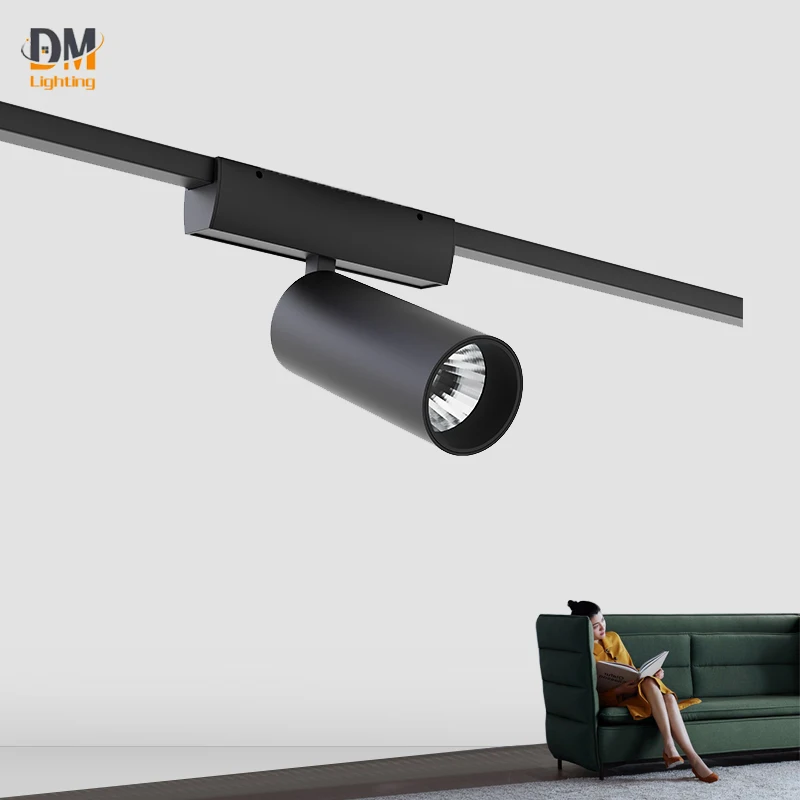 

Modern 5W 10W Magnetic cylinder showroom shop Mall hospital home led track light for commercial decor