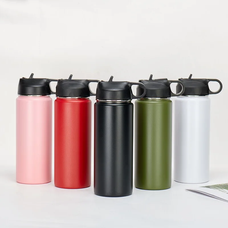 

Custom 12oz 18oz 22oz 32oz 40oz sports bottle double wall vacuum flask insulated stainless steel water bottles, Bamboo color