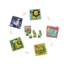 Promotion Custom Kids Magic Cubes Six Faces Farm Animal Block Puzzle