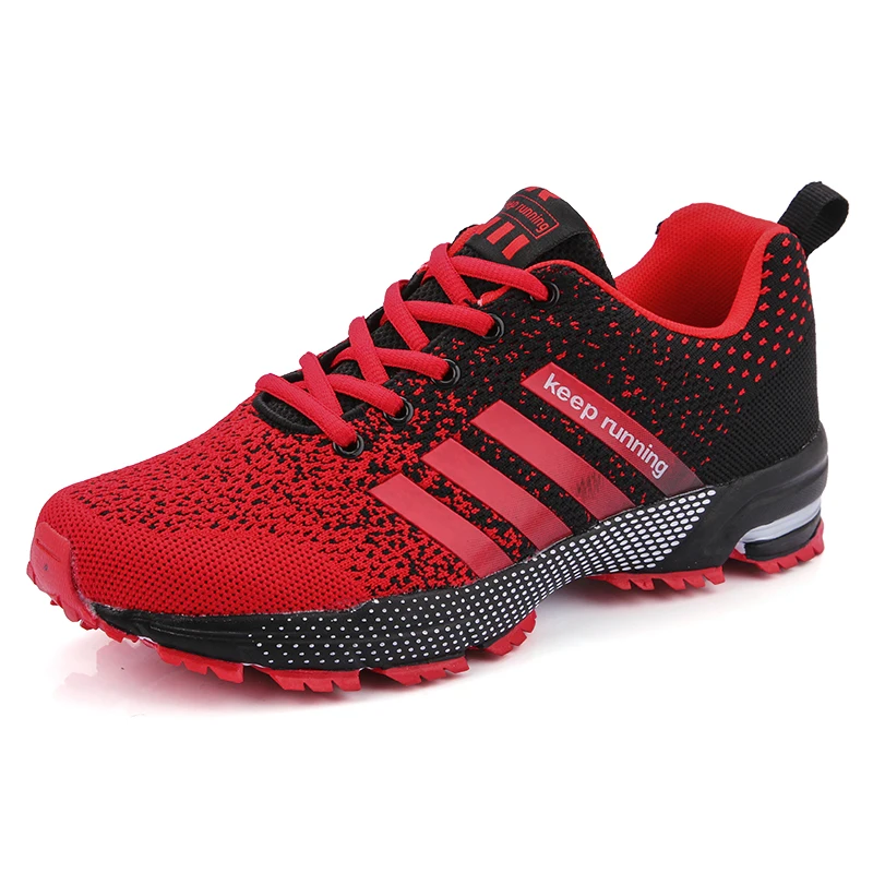 

New 2021 Men Running Shoes Breathable Outdoor Sports Shoes Lightweight Sneakers for Women Comfortable Athletic Training Footwear