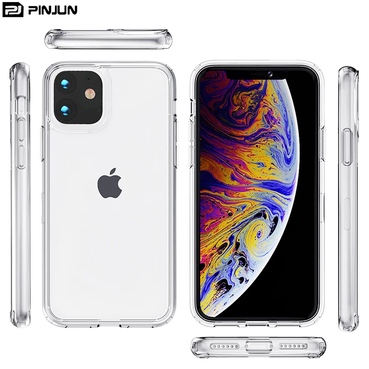 

best selling 2021 for iphone x/xs cell phone shockproof acrylic hard transparent tpu case for iphone 13 12 11 pro max case clear