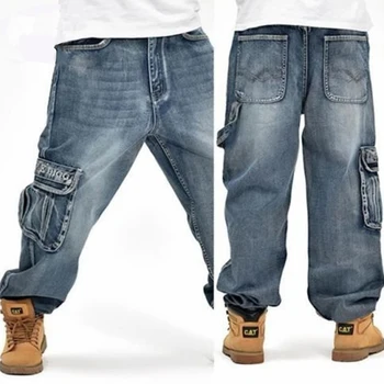 Pantalones Vaqueros Holgados De Hip Hop Para Hombre Buy