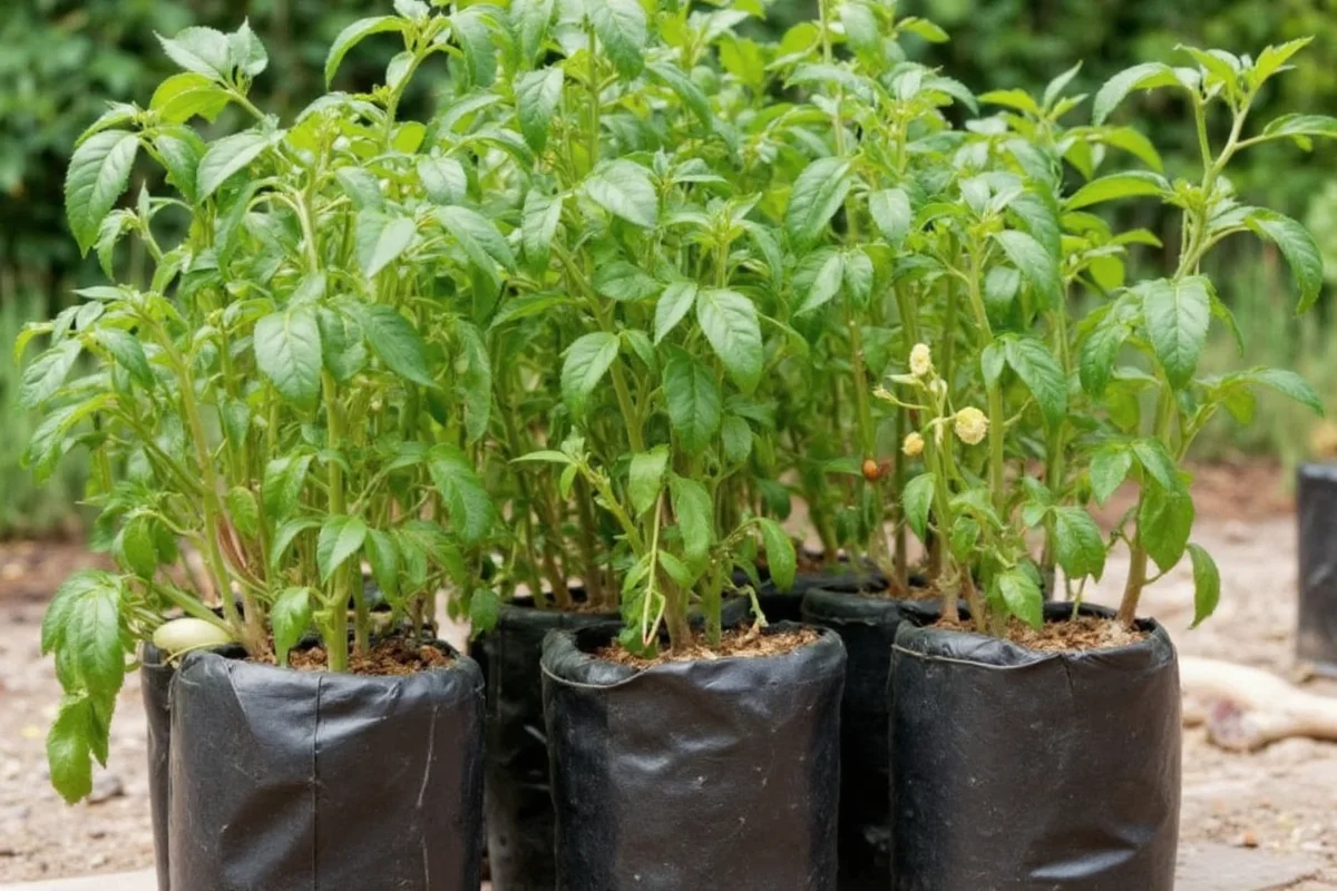 how many tomato plants per container