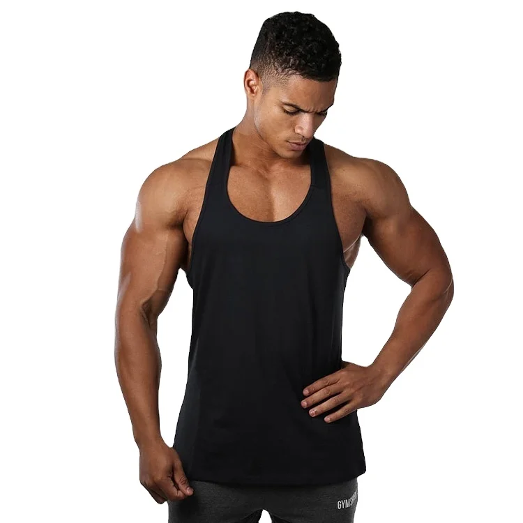 

Quick Dry Running Rib Tank Kinetic Men Sports Tank Top Gym Shirt