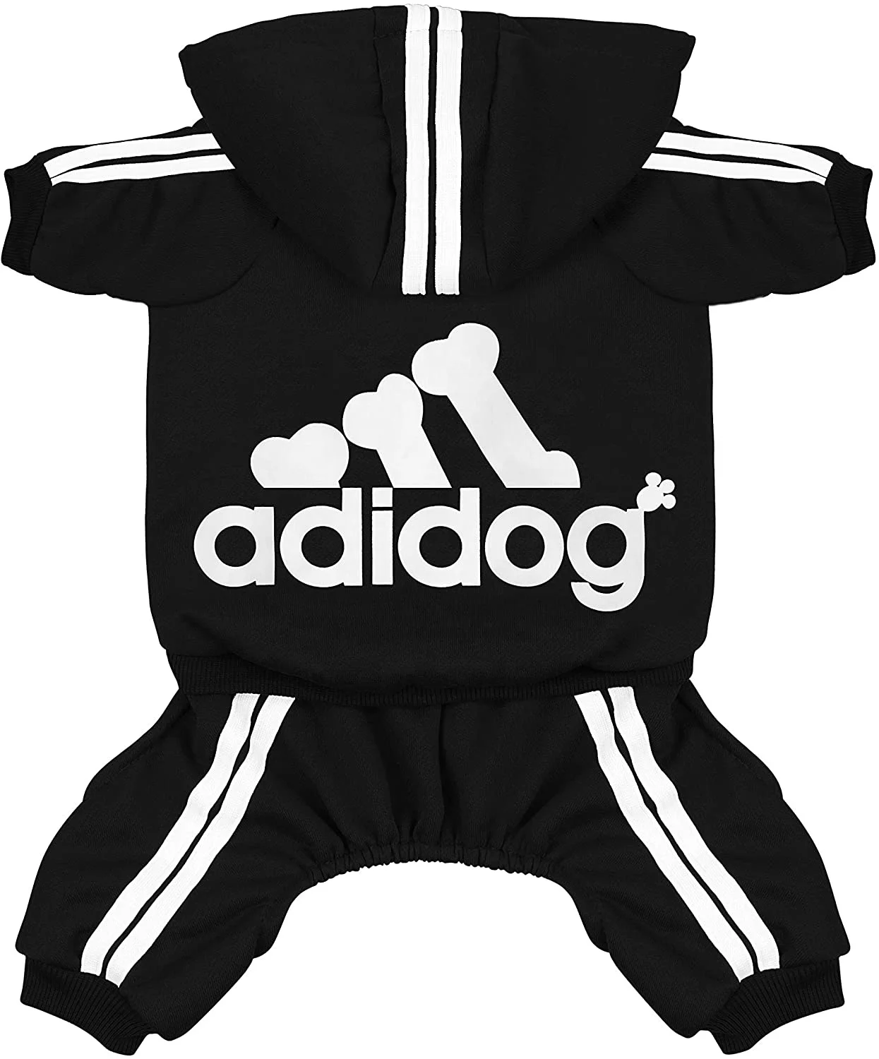 

Original Adidog Pet Clothes Dog costume Puppy Hoodies Coat Winter Sweat shirt Warm Sweater suit Dog Outfits pet apparel, Grey
