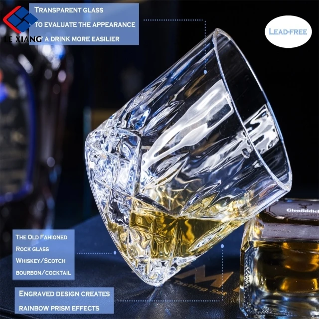 
2021 new High-end Whiskey Stones Gift Set 8 Whiskey Stones with 1 velvet bag 2 Delicate Whiskey Glass in Color Wooden Box 