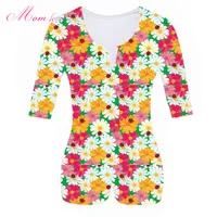 

Custom Printing Plus Size abdl Women's Pajamas Knitting Adult Onesie summer short sleeve