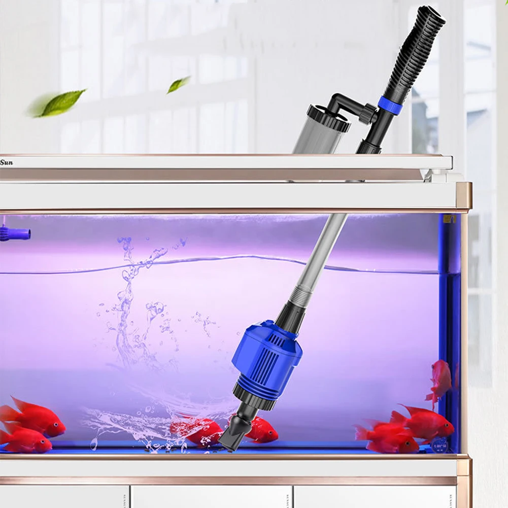 

Electric Aquarium Gravel Cleaner Automatic Water Changer Sludge Extractor Sand Washer Filter Pump for Fish Tank Vacuum Cleaner