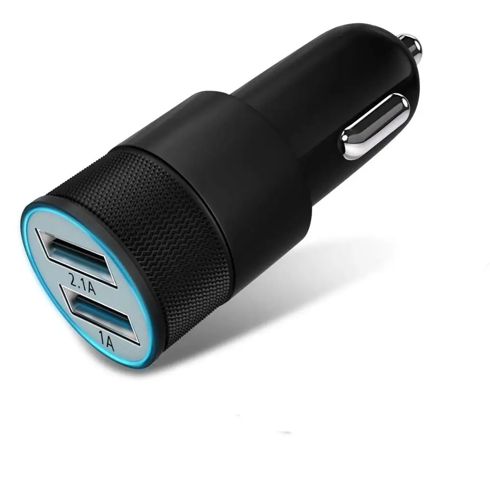 

Shenzhen Factory Supply Directly Universal Smart Mobile Phone 5V 2.1A Dual USB Port Car Charger Adapter For All Devices, White-yellow,white-silver,white-blue,white-pink,white-green,white-red