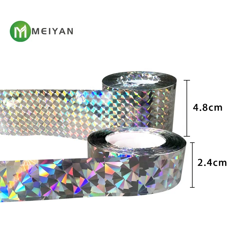

Factory Supply bird laser reflect light repellent scare tape outdoor for farm for agriculture with OEM ODM service, Silver