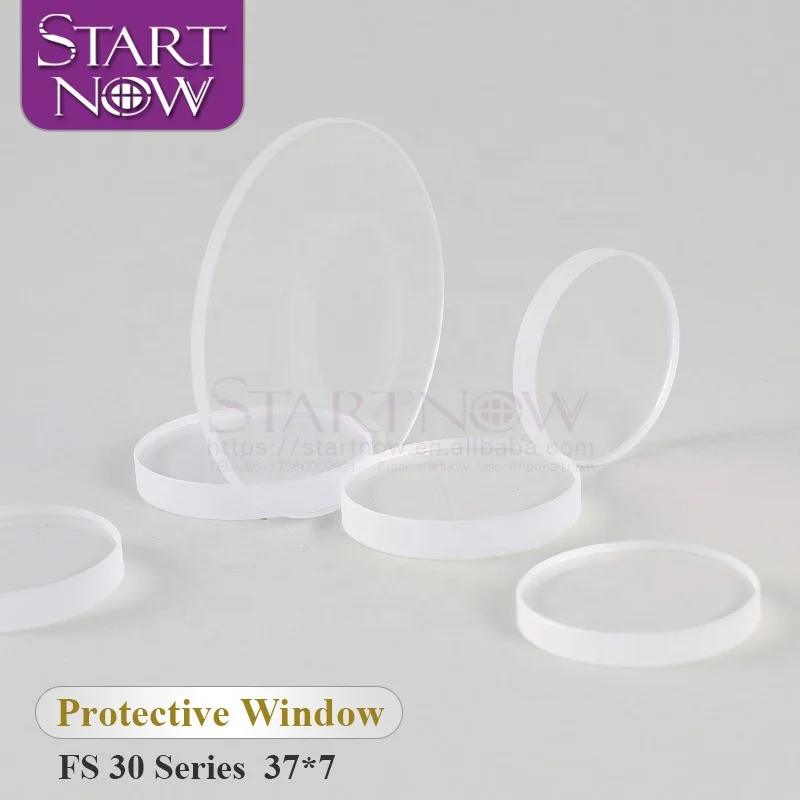 

Startnow 37x7mm Laser Protective Windows Laser Protection Lens Fused Silica 1064nm AR Coating For Fiber Laser Cutting Machine