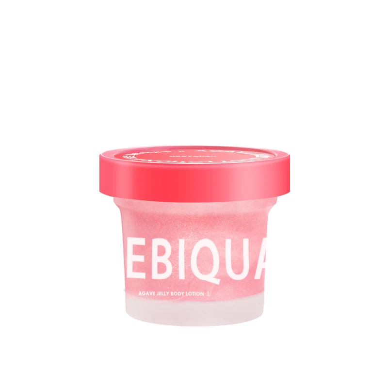 

HeBiQuan Agave Jelly Moisturizing Smoothing Brightening Niacinamide Body Lotion, Lightly pink