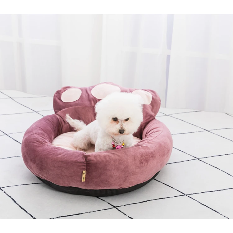 

High Quality Warm Comfortable Breathable Durable Pet Round Bed With No-Slip Wear-Resistant And Dirt-Resistant, Blue, purple, gray, coffee