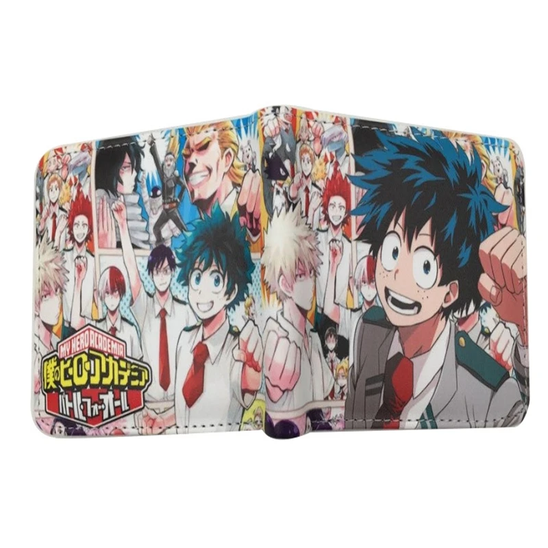 

Professional PU PVC Wallets Supplier Adult Student Anime Fan Boy Girl Wallet Marvel Dragon Ball My Hero Academia Wallet