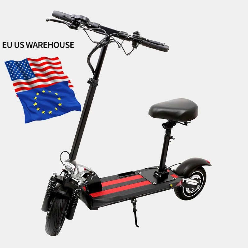 

EU Stock Free Dropshiping Adult Two 2 Wheels Skateboard 500W Motor Foldable Folding E Electric Scooter, Black