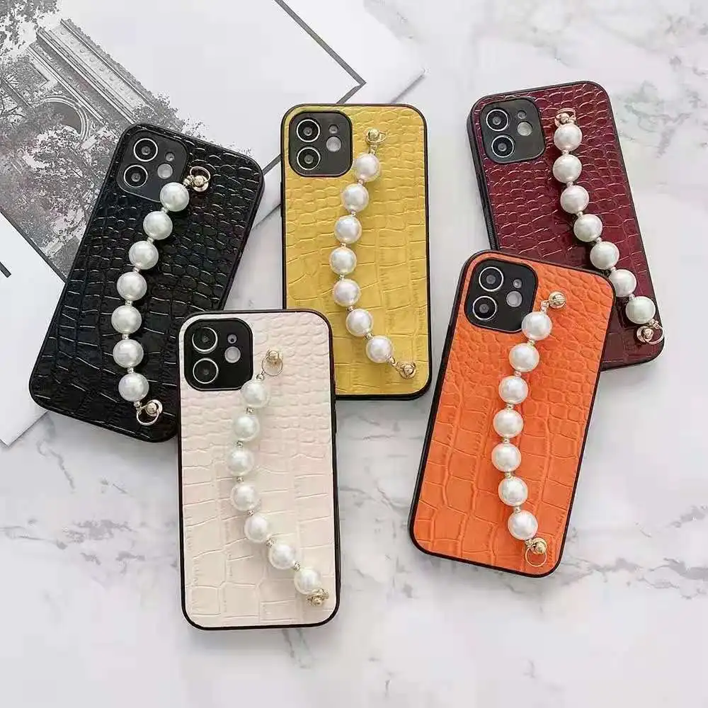 

Hot Girl Summer Phone Cases With Hand Strap Cute Leather Cover For iPhone 13 Case 12 11 Pro Max For iPhone Case For Women Girl