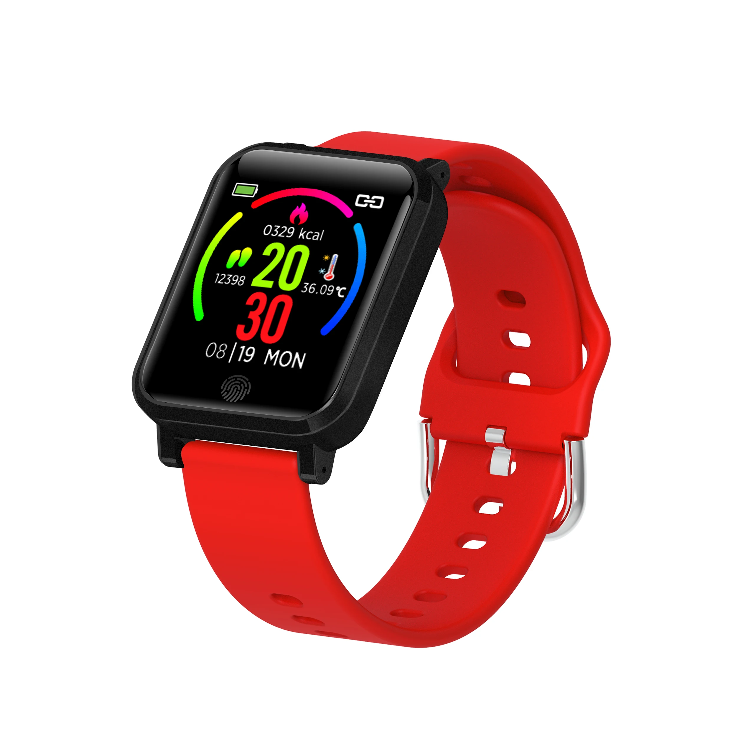 

Shenzhen smartwatch factory High quality F22 waterproof smartwatch NFC Temperature Smart Bracelet kids exercise equipments