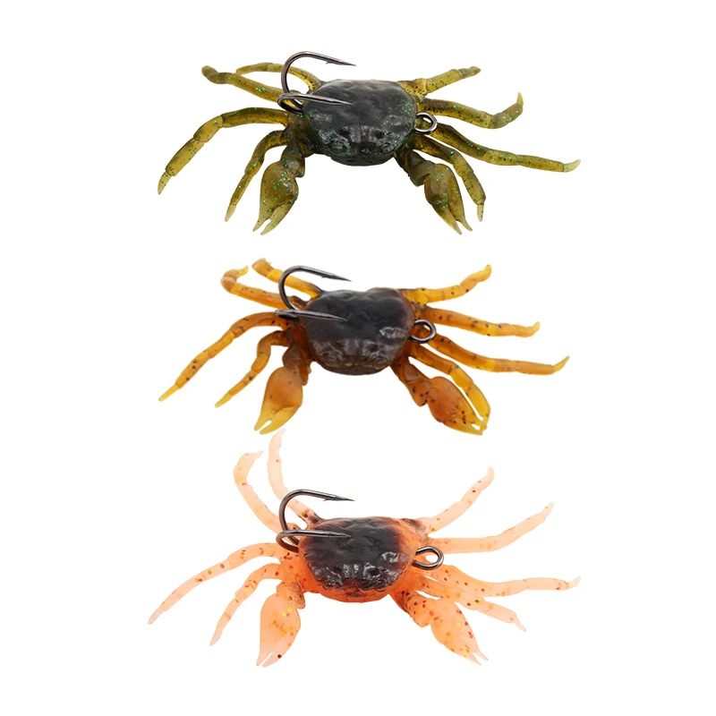 Soft Baits Silica Gel Crab Soft Bait 13cm/33.5g SINKING  Artificial Bait for Outdoor Fishing