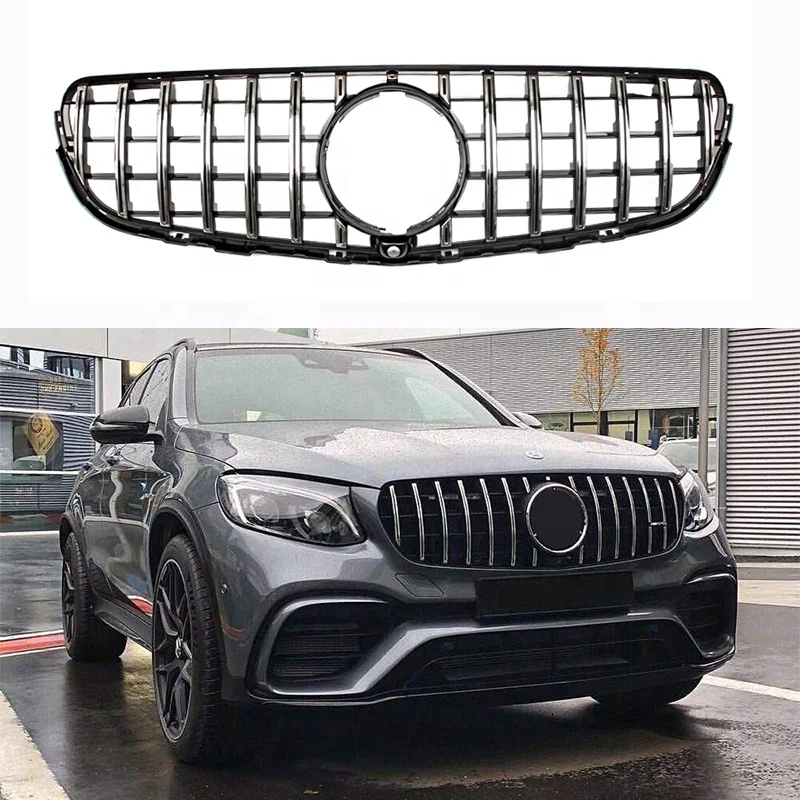 

GT Grille For Mercedes Benz GLC Class W253 X253 GLC300 GLC350 GT grill 2016 2017 2018