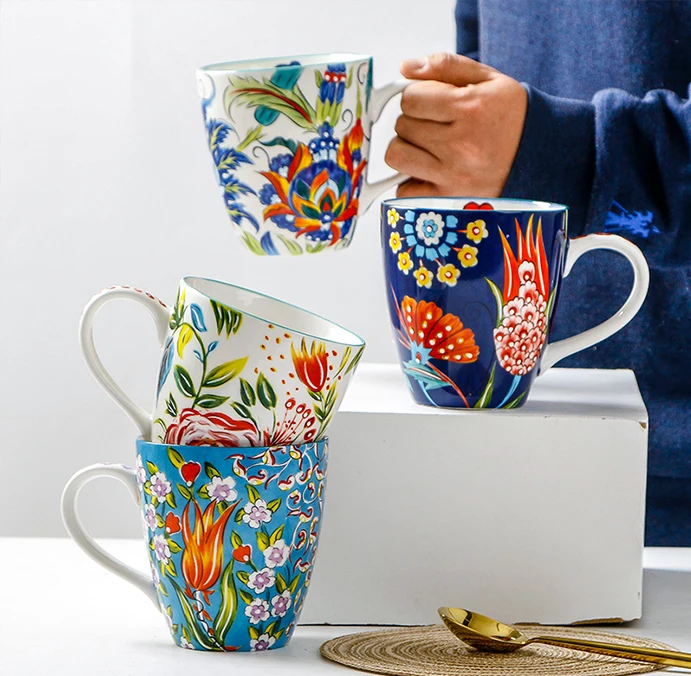 

New Design Ceramic Mug Tea Cup For 100ml, Brown