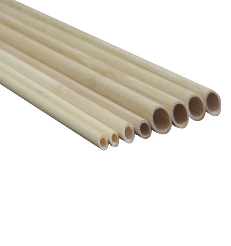 

Organic Compostable Biodegradable Bamboo Straw, Natural bamboo color, carbonized bamboo color