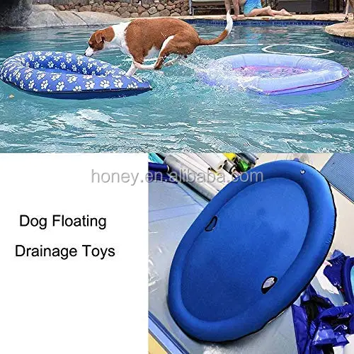 Pool Float For Dogs Portable Inflatable Pool Raft For Small And Large