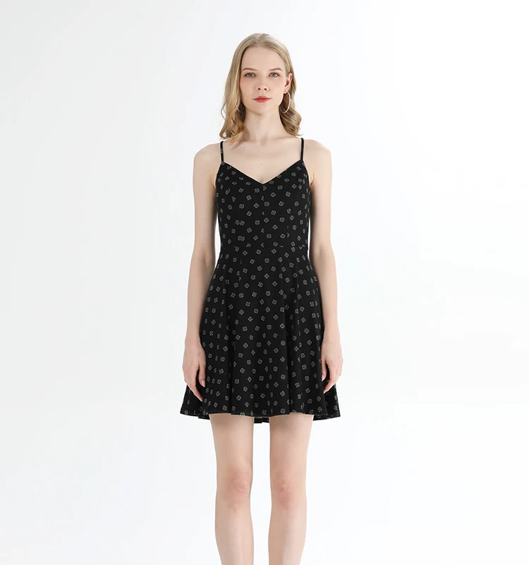 

Women Speghetti Strap Sleeveless Summer Trendy Casual Sexy Bodycon Knit Ladies Elegant Dress