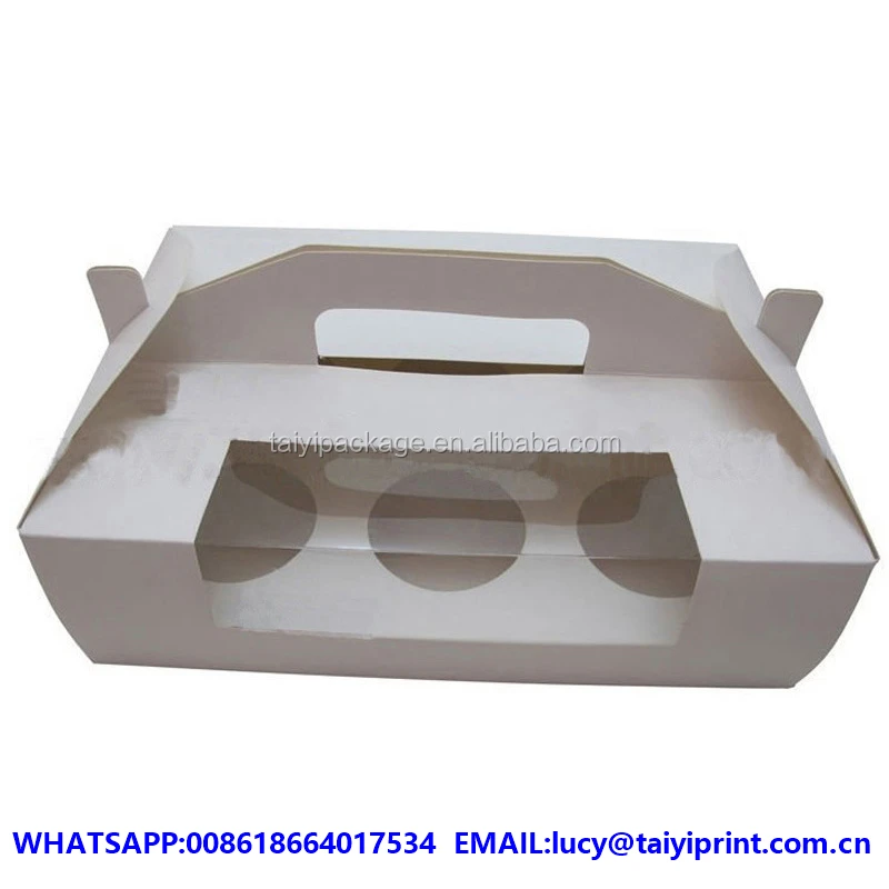 custom printed cupcake gift box