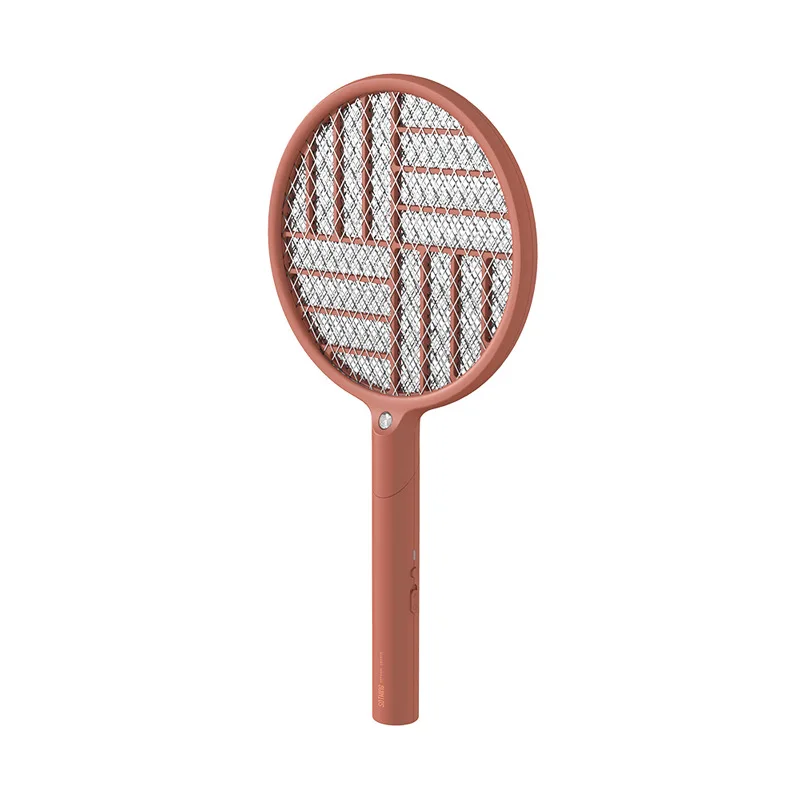 

xiaomi High quality folding electric mosquito swatter rechargeable household powerful electric mosquito swatter, White,red