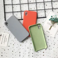 

Custom Logo Solid Color Blank Shockproof Liquid Silicone Rubber Smart Phone Case Accessories for Apple iPhone XS Max XR X 8 11 7