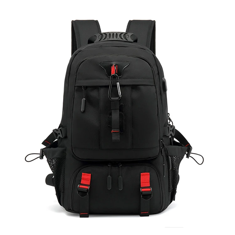 

Wholesale Custom Men USB Charging Bagpack Big Large High Quality Hiking Travel Outdoor Bag Backpack, Customized color