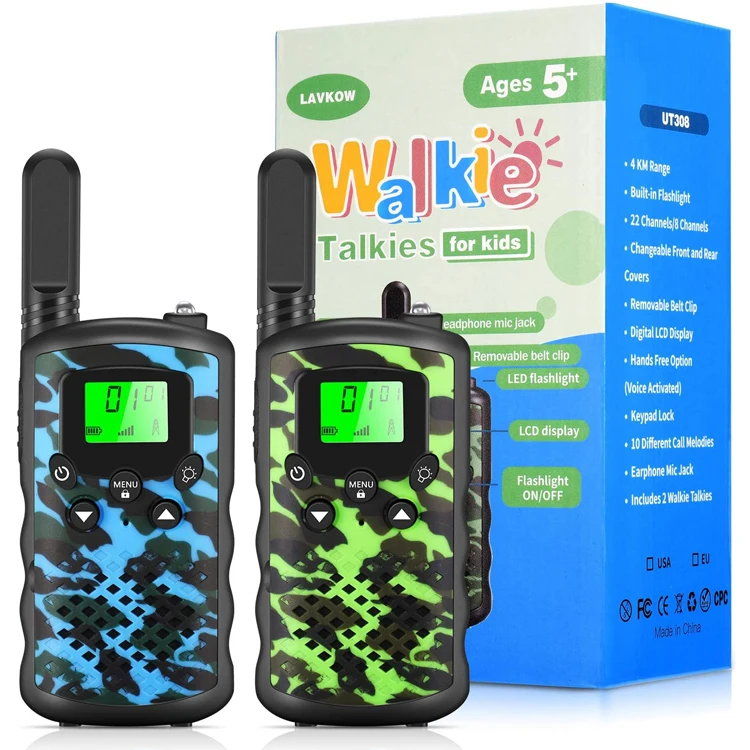 

Rechargeable Walkie Talkies Two Way Radios 22 Channel Max 5000m Pmr Long Range Handheld Intercom Radio Walkie-talkie, Customzied