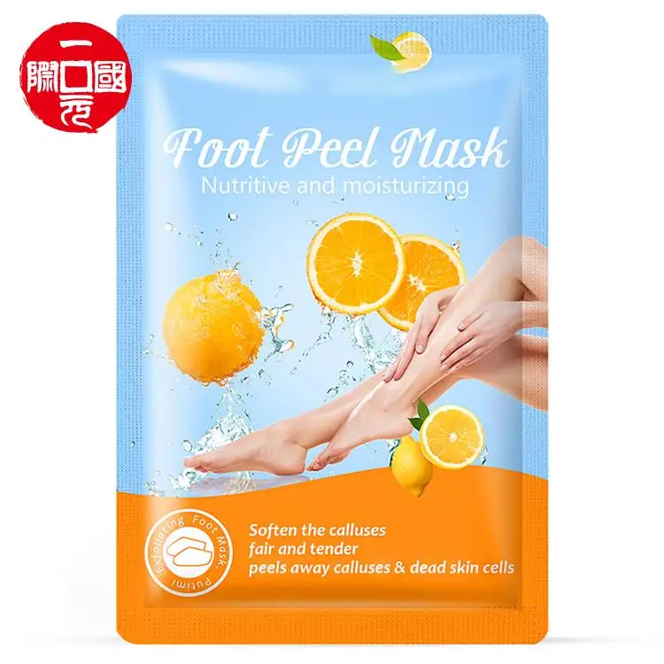 

One dollar Hot popular product whitening disposable lemon foot spa mask