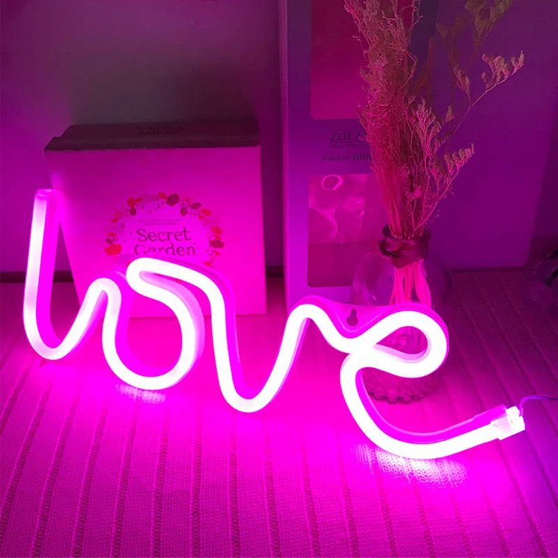 

Home Decor ip68 silicone 12V acrylic flex led lights strip letters neon sign