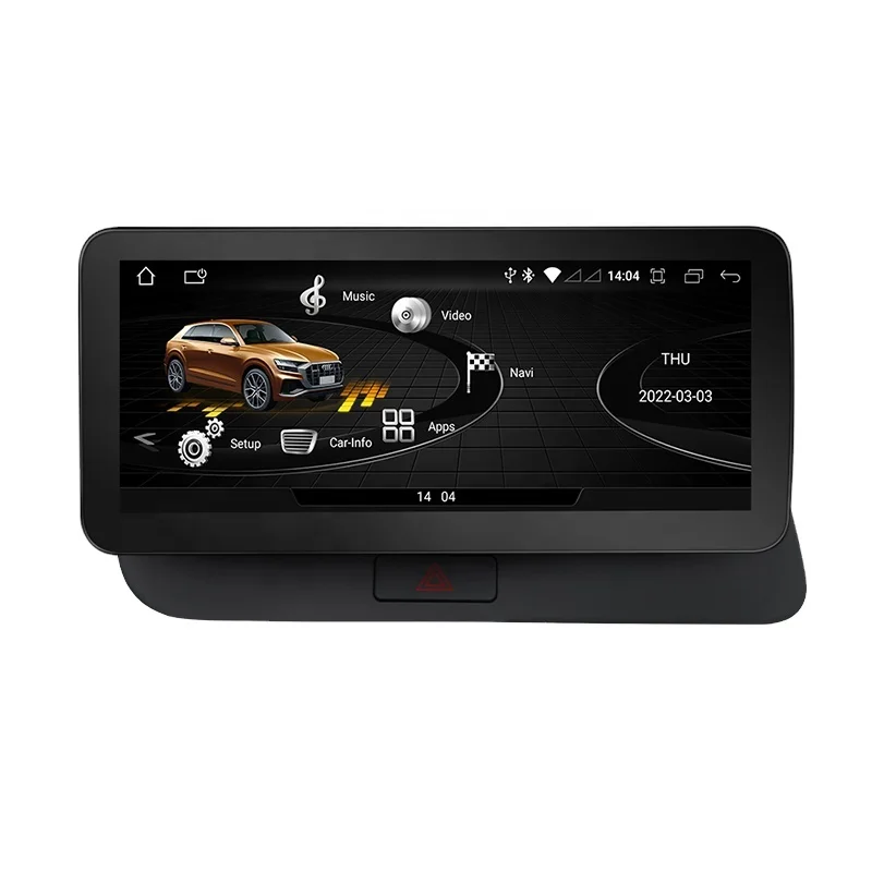 

10.25 Android 12 System Car DVD Player Touch Screen For Audi Q5 2009-2016 RHD Multimedia Stereo