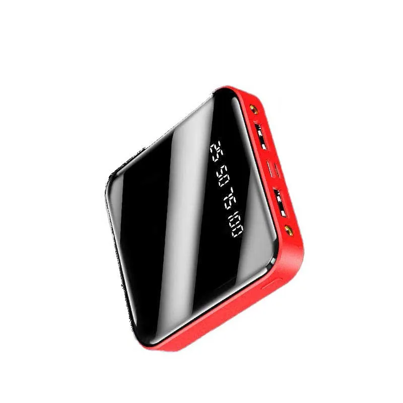 

New Model Mini size Mirror interface slim 10000mAh power bank