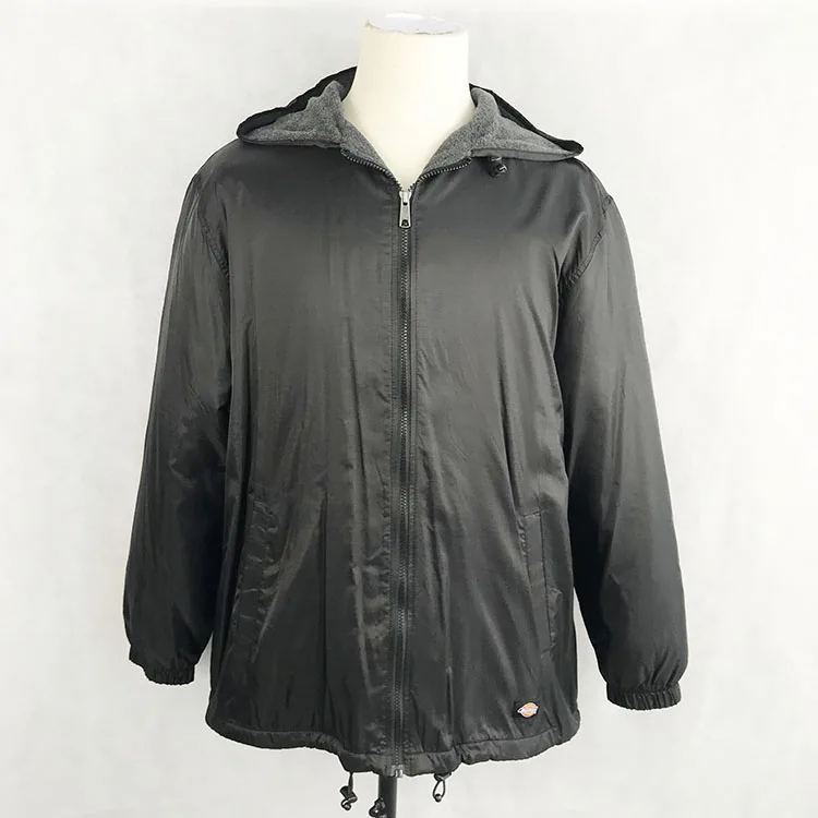 

Men's Fleece Lined Hooded Work Uniform Small Order Accepted Outdoor Jacket
