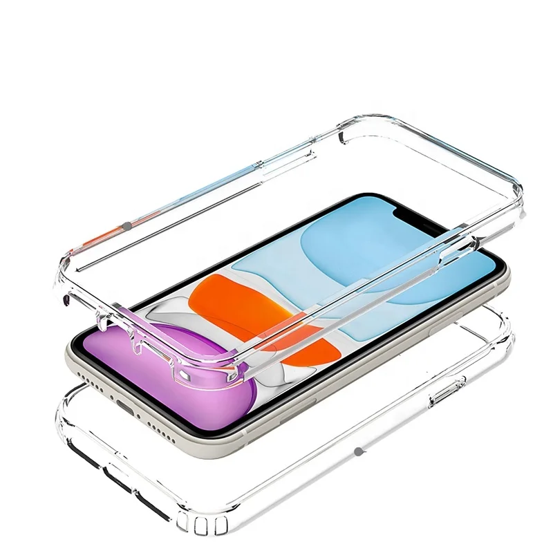 

Air Cushion Soft TPU Phone Cover Transparent Phone Case tpu mobile phone case For Iphone 11