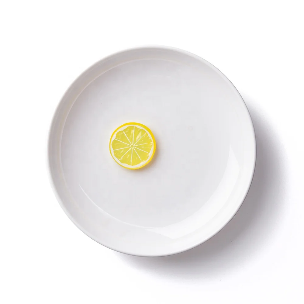 

9" High Quality White Color Melamine Soup Plate Deep Plate Dinner Dish Tableware