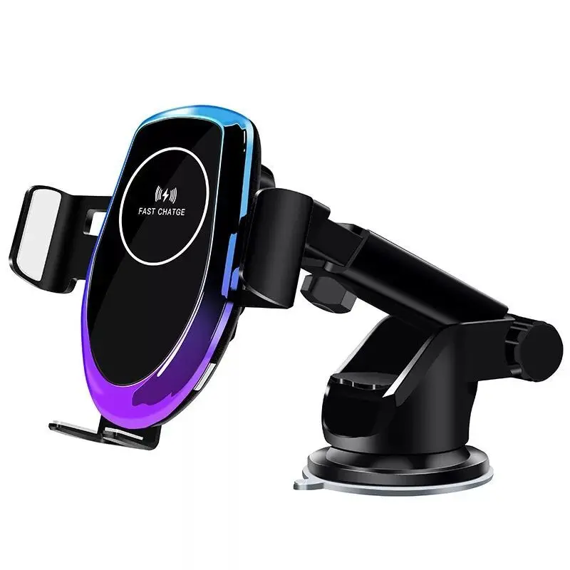 

2020 X9 smart sensor Fast charging Phone Holder Mount for iPhone Huawei Samsung qi wireless car charger