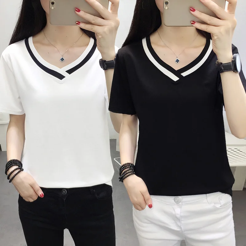 

Fat mm plus plus plus size short sleeve t-shirt female fat sister loose and thin Half Sleeve T-Shirt Top
