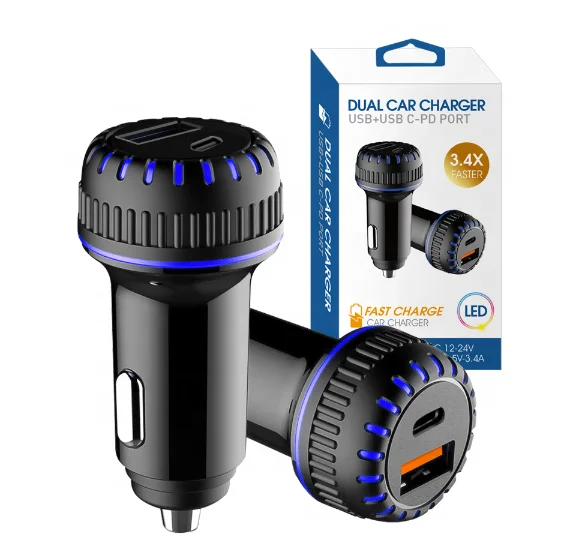 3.4A 2 PORTS Car Charger with
