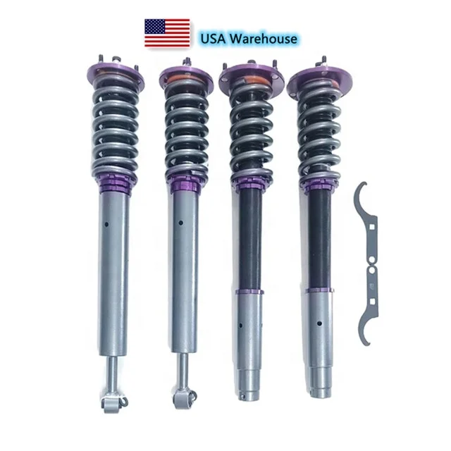

Free Shipping to USA 32 Way Monotube Full Adjustable Shock Absorbers Struts Coilovers Kits For Mercedes Benz S Class W220, Picture shows