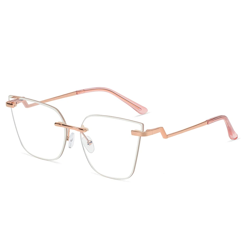 

SHINELOT 95736 Classic Pilot Half Glasses Frame For Men Women Fashion Myopia Prescription Glasses Frames Optical Eyewear